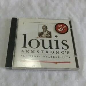 Louis Armstrong All-Time Greatest Hits CD - White Cover